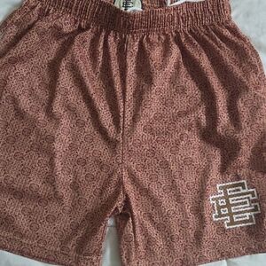 Men's Athletic Shorts with Logo Design